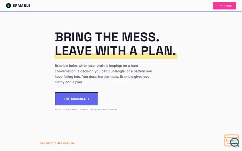 Screenshot of Bramble