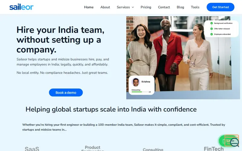 Screenshot of Saileor