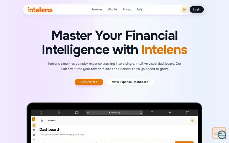 Screenshot of Intelens