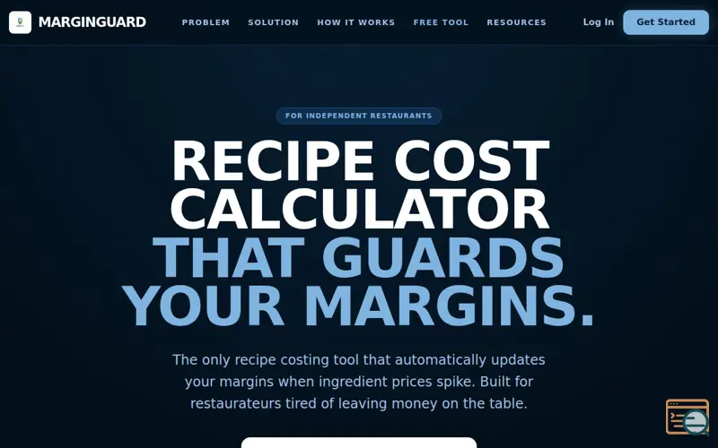Screenshot of Margin Guard