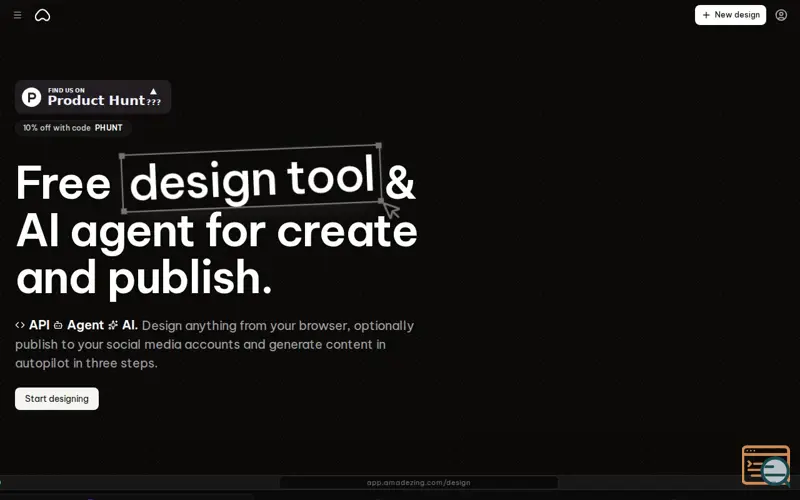 Screenshot of Amadezing