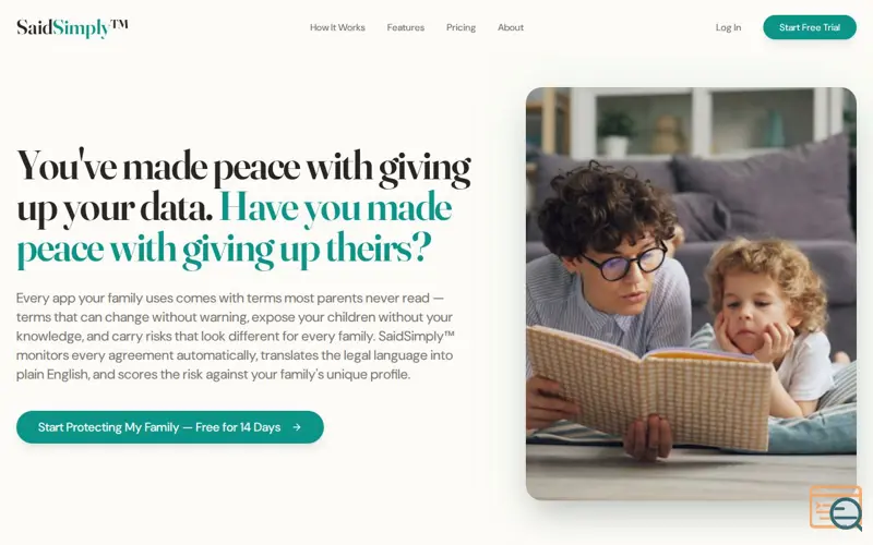 Screenshot of Said Simply