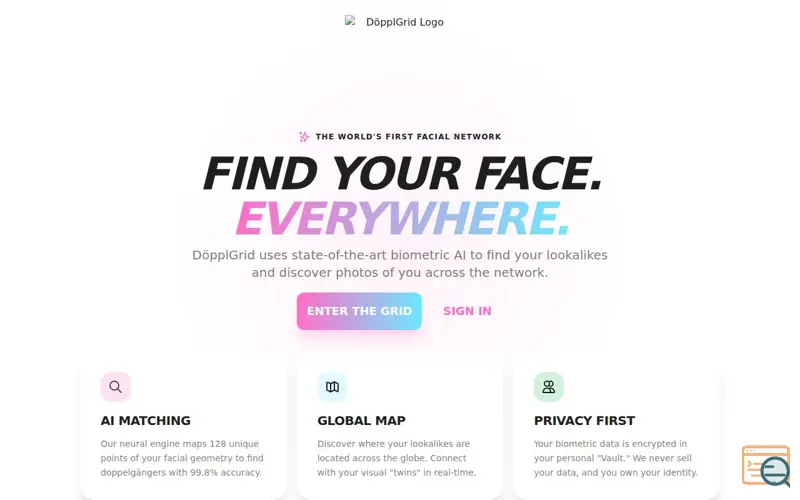 Screenshot of DöpplGrid