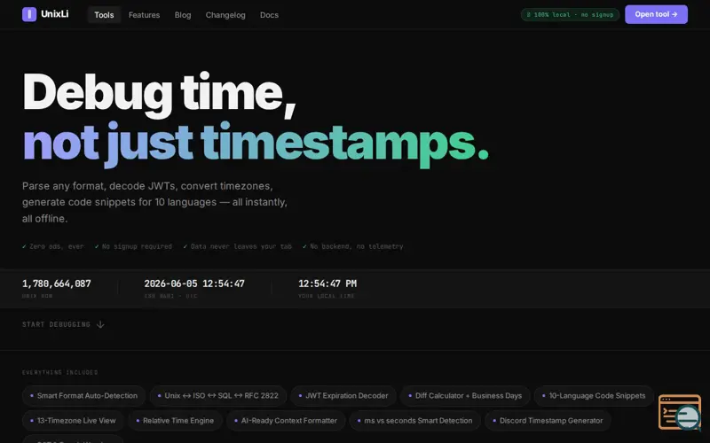 Screenshot of UnixLi 
