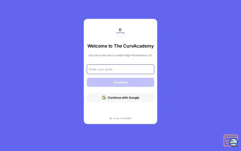 Screenshot of CurvAcademy