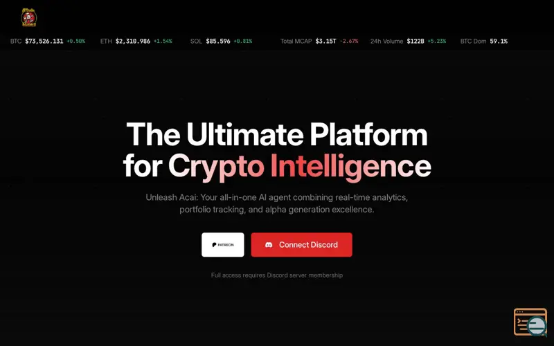 Screenshot of AltcoinchasersHQ