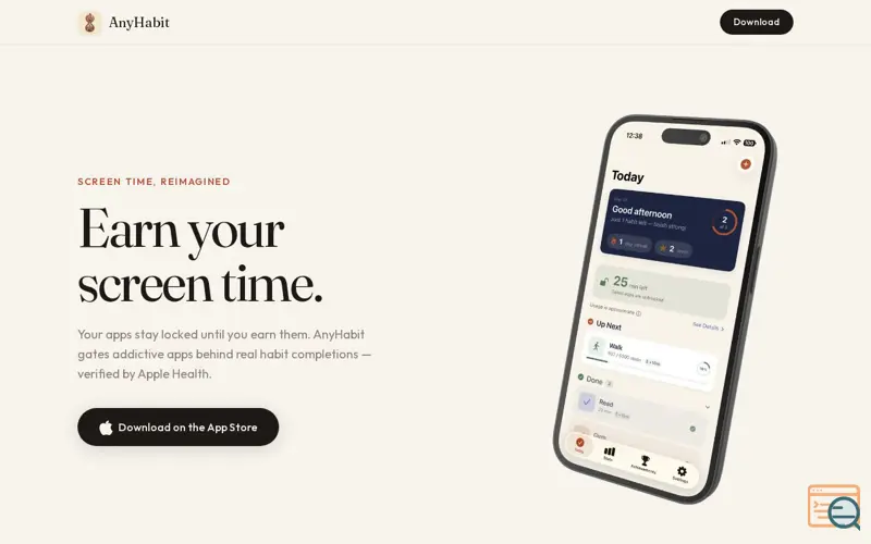 Screenshot of AnyHabit