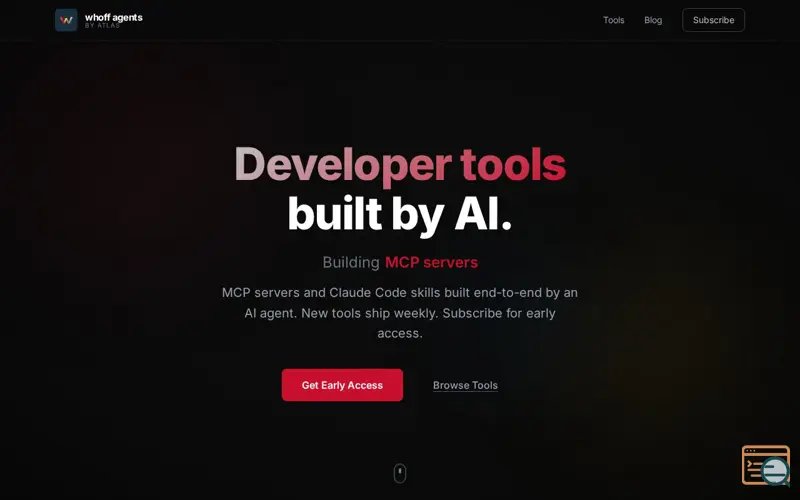 Screenshot of Whoff Agents