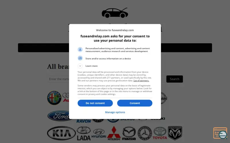 Screenshot of FuseAndRelay.com