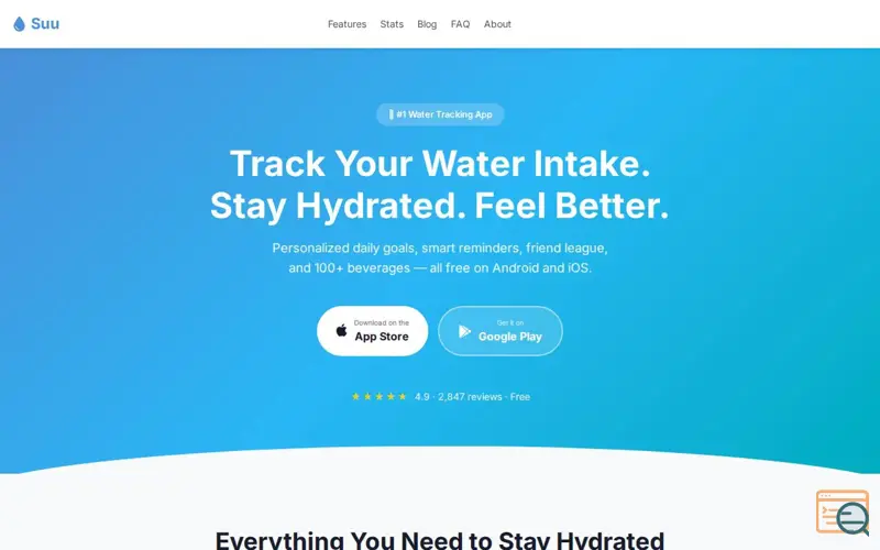 Screenshot of Suu - Water Tracker