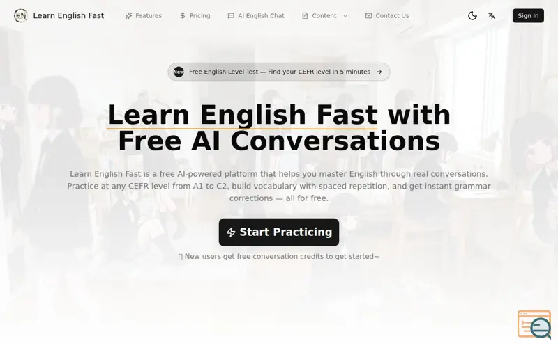 Screenshot of Learn English Fast