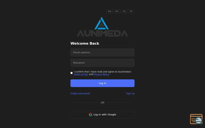 Screenshot of Aunimeda AI