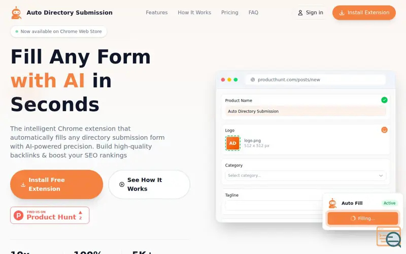Screenshot of Auto Directory Submission