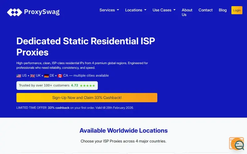 Screenshot of ProxySwag