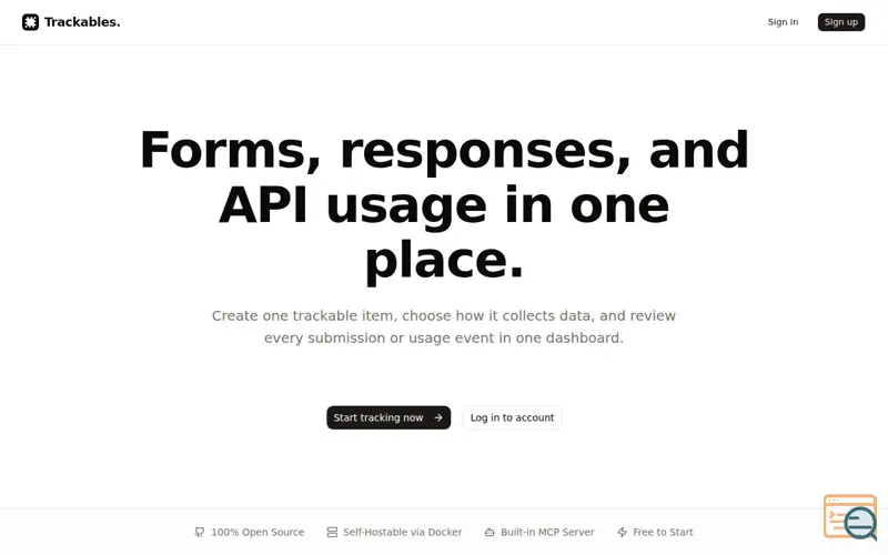 Screenshot of Trackables