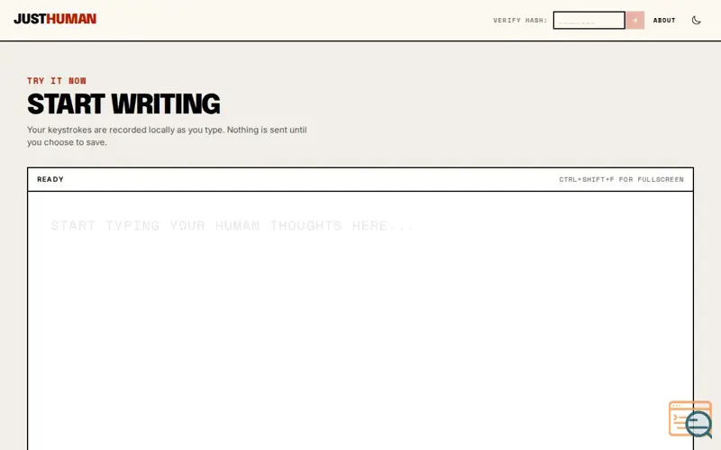 Screenshot of Just Human