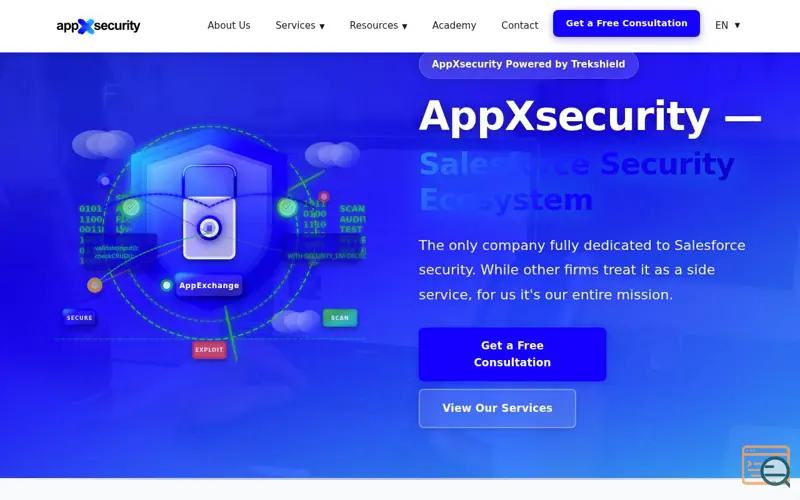 Screenshot of AppXSecurity