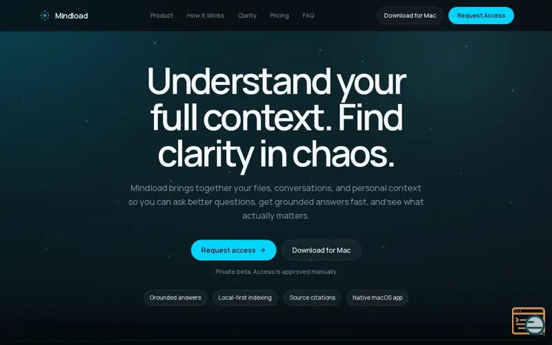 Screenshot of Mindload