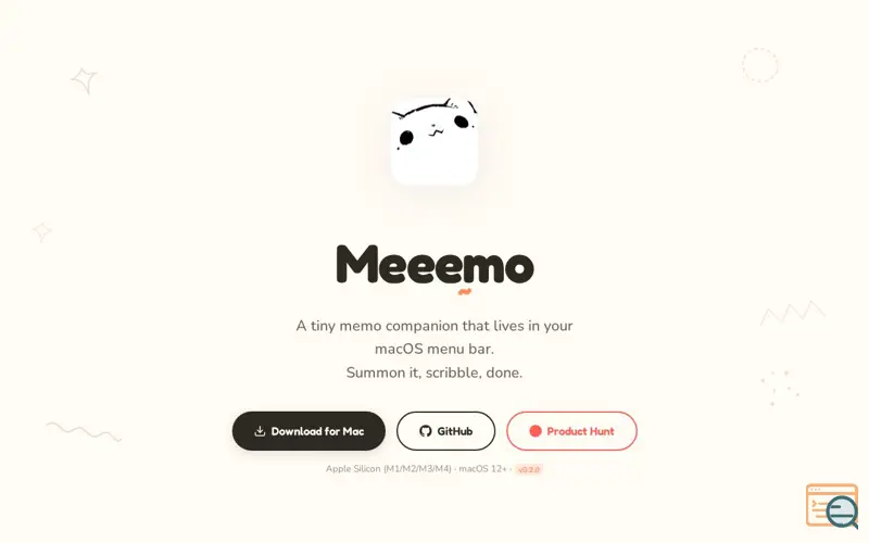 Screenshot of Meeemo