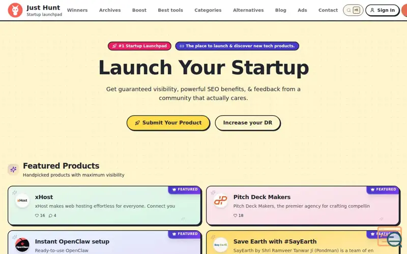 Screenshot of Just Hunt